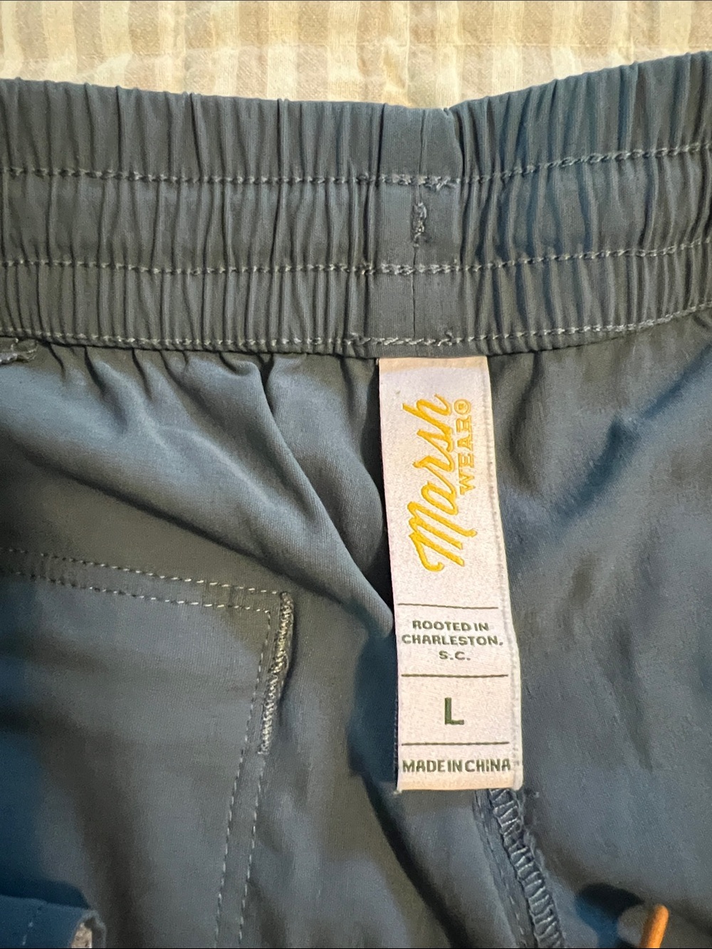 Marsh wear Women's Slate blue Gray Athletic Running Shorts - Picture 3 of 4